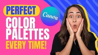 Ridiculously EASY TRICK to nail Beautiful Color Combinations in Canva 🎨