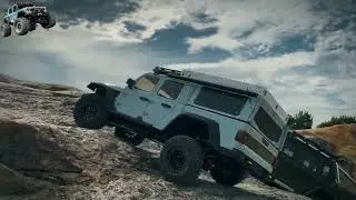 RC CAR Pequeña ruta de 3 buenos crawler aventura 4x4 off road jeep