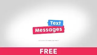 Text Message Free for Final Cut Pro X Trailer