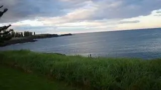 Free HD Stock Videos!!! - Beach Sunset Sea (At Kiama Beach) #2 HD