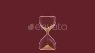 Hour Glass / Sand Clock in Transparent Background 60 Seconds - HD | Motion Graphics - Envato ele...