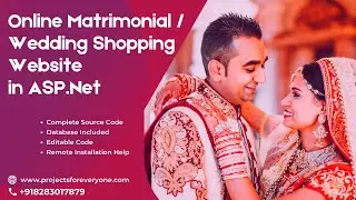 Matrimonial Shopping | Wedding Shopping Website Project | Projects for Everyone | Dotnet Project