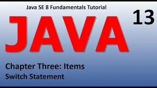 Java Switch Statement Epi 13