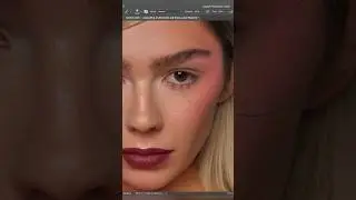 Естественная ретушь в photoshop #photoshop #retouching #makeup #tutorial #adobe