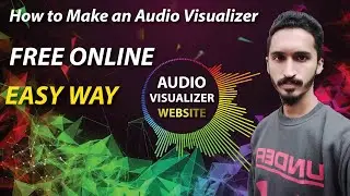 How to Make an Audio Visualizer for FREE Online | Audio Spectrum | Easy Way | Tech Fourteen