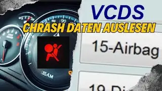 Unfalldatenspeicher auslesen und Airbag Widerstand messen | Crash Data| Audi VW | VCDS Diagnose