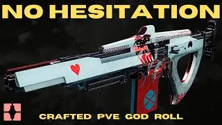 NO HESITATION: PVE God Roll - Crafting Guide - New Solar Auto Riffle - Destiny 2