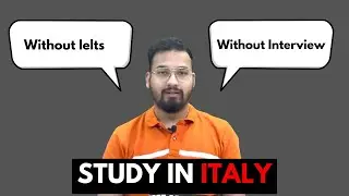 How I Study in Italy with JUST 62 % ? in Hindi