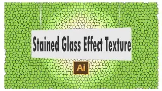 Stained Glass Texture Effect illustrator | Adobe Illustrator