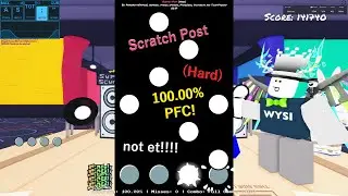 Roblox Funky Friday // Scratch Post (Hard) 100.00% PFC Perfect Combo! | Silicosis