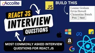 React JS Machine Coding Interview Questions - Create a Pagination to split data on multiple pages