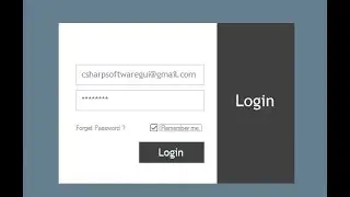 How to Create Login Extra Ordinary Design in Csharp VS 2012