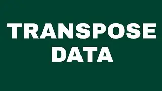 How to convert data column to row | Transpose data in Ms Excel | Tip 1 | In hindi | 