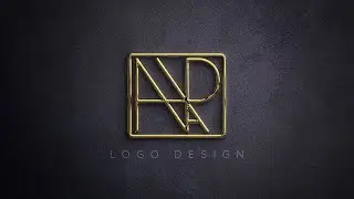 Logo Design Tutorial 2024 | Photoshop | Letter A