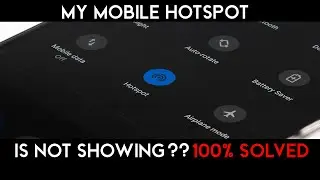 My Mobile Hotspot is not Showing in my Laptop or PC | 2021