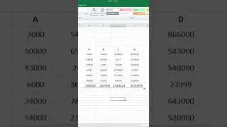 How to SUM in Excel #excel