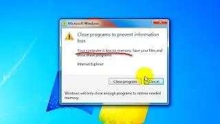 How to fix Your computer is low on memory error (gpedit.msc)