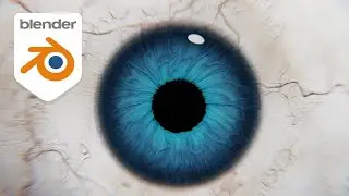 Blender Stylized Parallax Mapping Eye