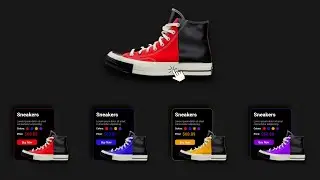 Create a CSS Product Card Hover Effect with Dynamic Image Color Change Using JavaScript (JS)