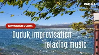 Armenian duduk. Lake Sevan. Relaxing duduk music 