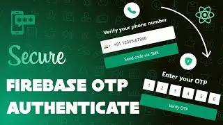 React js firebase phone authentication | Send OTP And Verify phone number | 