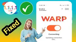 Fix 1111 vpn not connecting | 1111 vpn connection problem 2024 | cloudflare warp not connecting