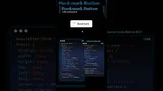 🔖✨ Create an Animated Bookmark Button with CSS & JavaScript! 🎨💻||