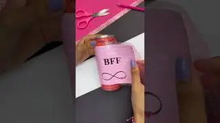 DIY BFF Lamp Idea 💡💖 #shorts #art #diy #craft #handmade #gift #creative #crafts #bff #bestfriend