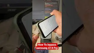 Samsung A14 frp bypass Android 13 #hardreset #shortsamsung #frp #googleaccountremove