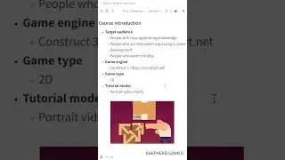 Basics to game development | Part 1: Course introduction #construct3 #gamedevelopment #gametutorial