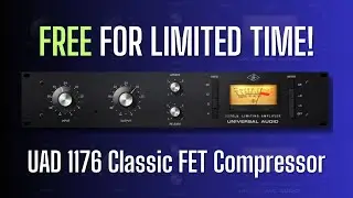 UAD 1176 Classic FET Compressor FREE FOR LIMITED TIME! Sound Demo