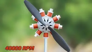 Making Powerful JET Engine using Drone propeller