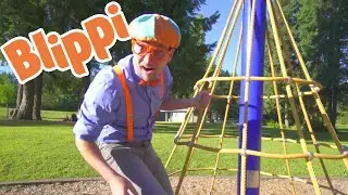 Blippi Visits a Playground! | BEST OF BLIPPI TOYS | Educational Videos For Toddlers