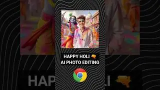 Holi With Krishna 🔥 Ai Photo Editing 