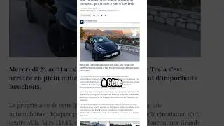 Une Tesla bloque un centre ville à cause d’une mise à jour… #tesla #fail #differentiel