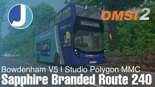 A Shiny Sapphire Enviro 400 MMC | Route 240 | Bowdenham V5.0 | OMSI 2