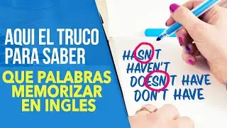 LA FORMULA PARA SABER QUE PALABRAS USAR EN INGLES Y QUE DECIR EN INGLES