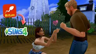 NOS CASAMOS 👰❤️ BITLIFE #6 🤍 Los Sims 4 || Belen Simffer