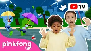 Natural Disaster Safety Song | Earth Quake, Rain Storm | Dance Along | Kids Rhymes | Pinkfong Songs