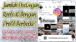 Cara Menampilkan Reels Yang Terhapus ke Kisi Profil Instagram || MONLIS TRIK