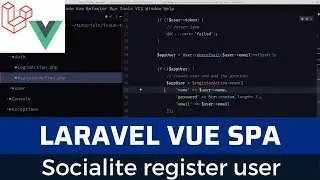 Laravel Vue SPA Issue Tracker part 21: Socialite register user