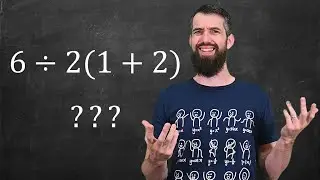 Math Prof answers 6÷2(1+2) = ? once and for all  ***Viral Math Problem***