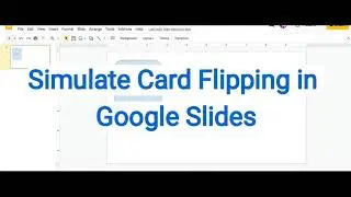 Gamifying Slides: Create a Card Flipping Effect in Google Slides