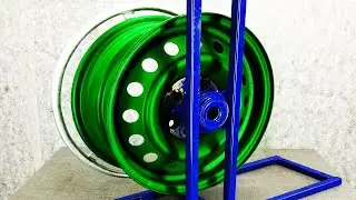 ПОЛЕЗНАЯ САМОДЕЛКА ИЗ АВТОМОБИЛЬНОГО ДИСКА / WHAT YOU CAN DO FROM OLD CAR WHEELS / DIY