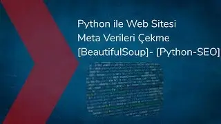 Python ile Web Sitesi Yanıt Kodu ve Meta Description Çekme [BeautifulSoup]