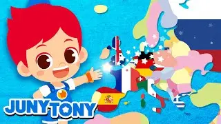 *NEW* World Capital Song 2 | Explore World Songs for Kids | Kindergarten Song | JunyTony