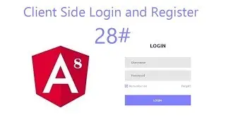 Video 28 | Create Angular auth module and login, register and reset password component