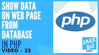 #35 Display data on web page from database php | PHP tutorial | Learn PHP programming