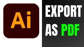 How to EXPORT as PDF in Illustrator CC (2024)