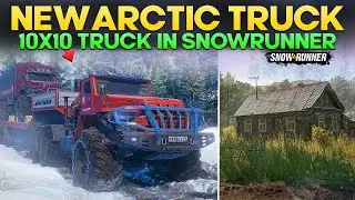 The new URAL 10x10 Monster Arctic Truck in SnowRunner One of the Best in Game